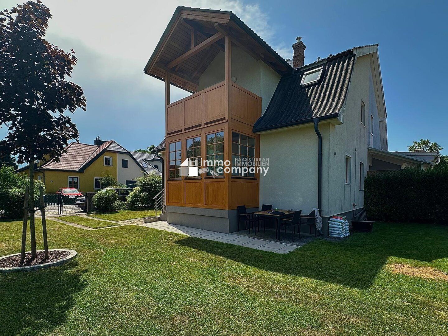 Schlüssel drehen & losleben - Stilvolles Ein-/Mehrfamilienhaus mit Garten, Vollmöbliert in Groß-Enzersdorf