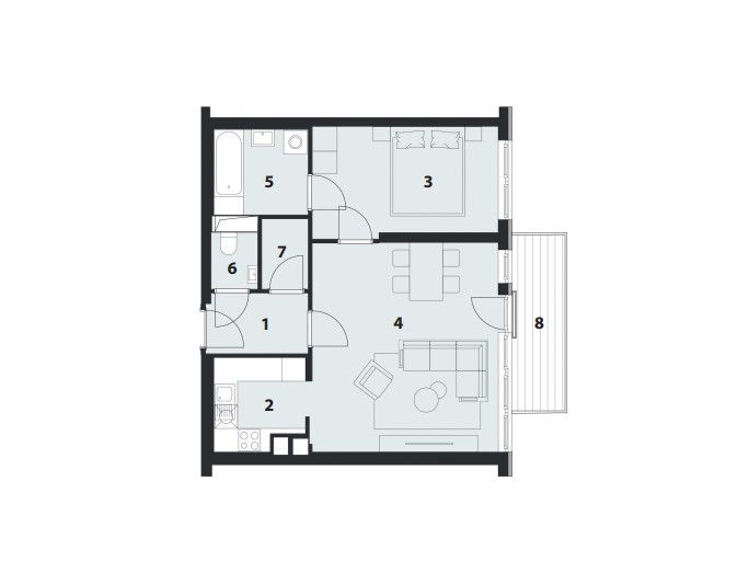 Zwei-Zimmer-Wohnung mit Balkon - Miete 1070 Wien