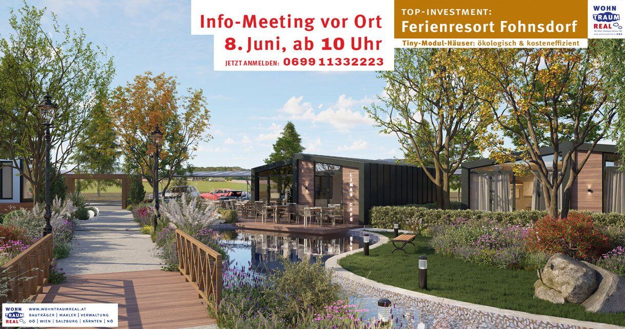 INVESTMENT: Ferienresort Red Bull Ring Zeltweg - Fohnsdorf ** INFO-MEETUP 8. Juni **