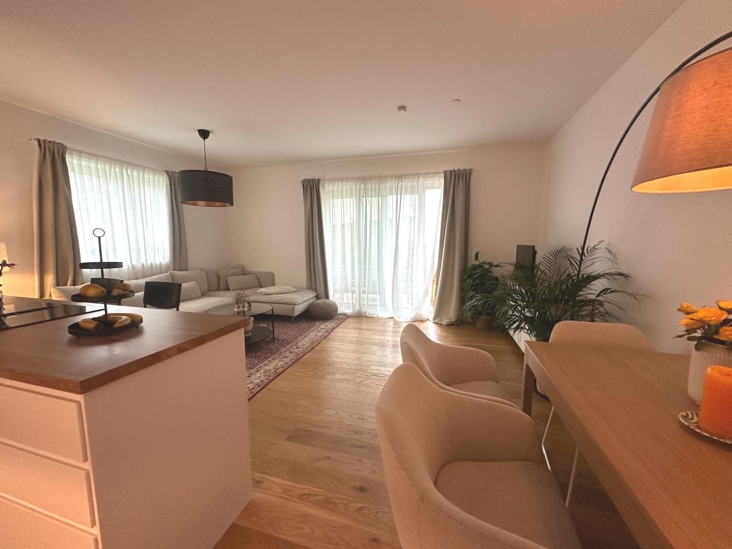 Vermietete Anlegerwohnung mit Garten - moderne Wohnqualität in ruhiger Lage