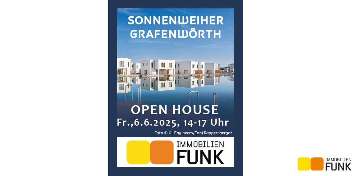 Mein Haus am See. Sonnenweiher Grafenwörth. Open House am Fr.,6.6., 14 bis 17 Uhr. Am Werd 33.