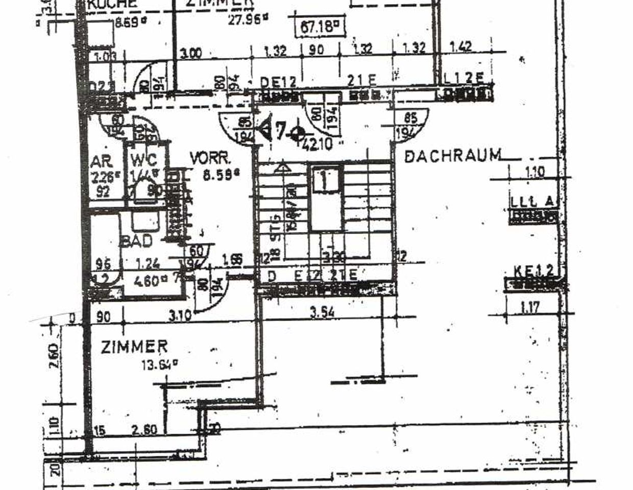DACHWOHNUNG ohne LIFT, Ruhelage