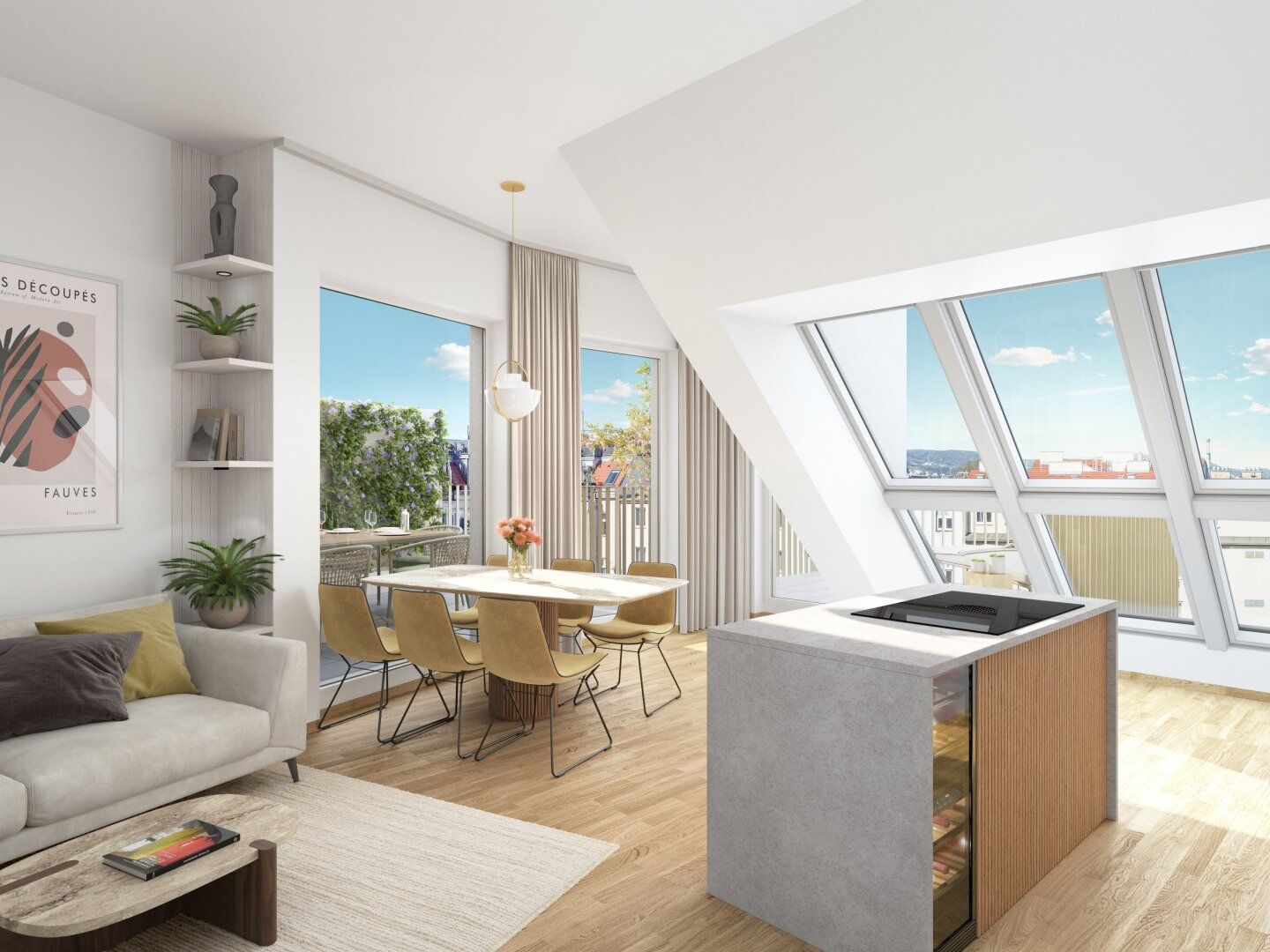 Nachhaltiges Wohnen beim Yppenplatz - Moderne 3-Zimmer-Wohnung mit Loggia