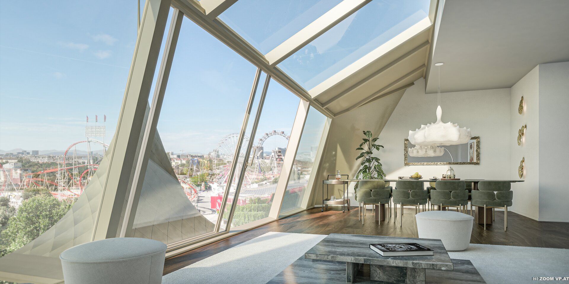MAISON 29 - L'art de vivre | Sonnige Südwohnung im 1. Dachgeschoß mit Blick über den Prater! - Mehr