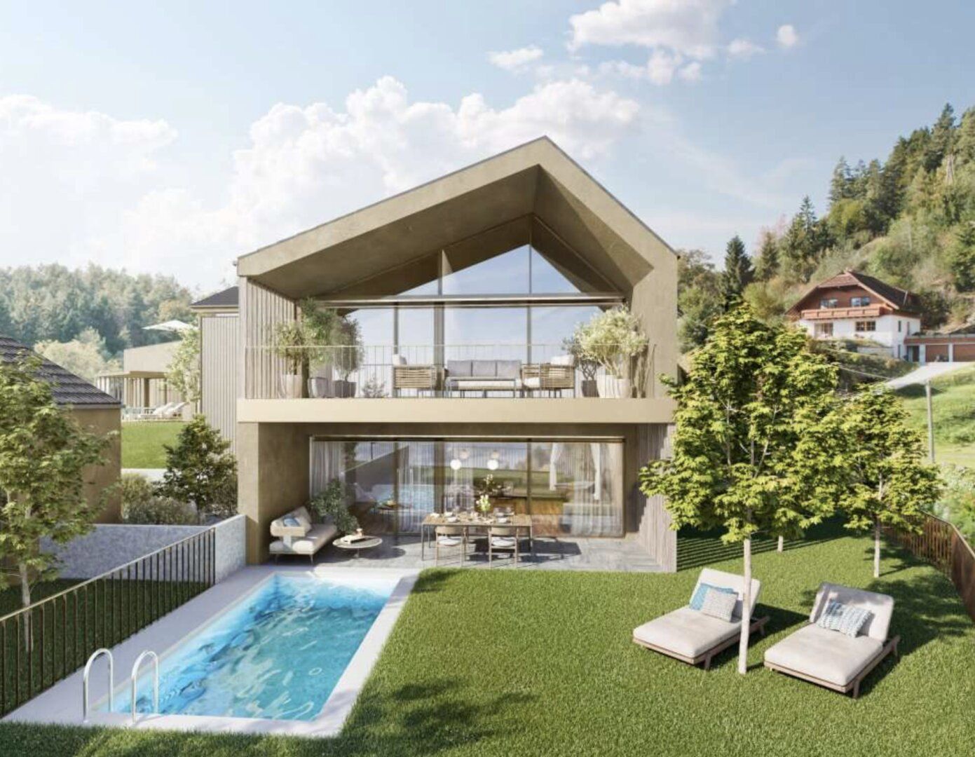 HAUSFEELING - Seeblickwohnung mit begehrter Freizeitwohnsitzwidmung - Fitness und Outdoorpool