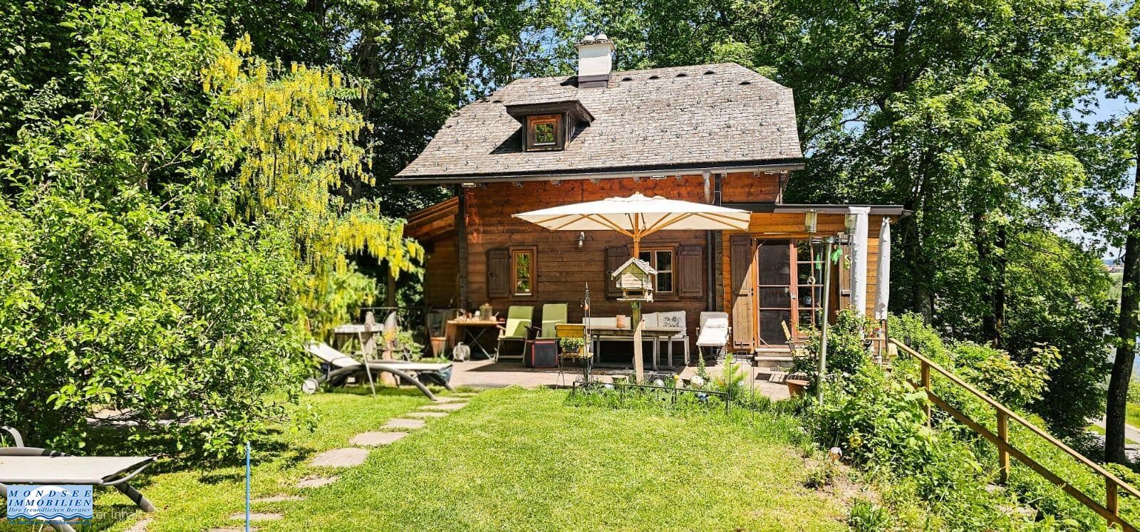 Einmalig! Wochenend-Badehaus am Wallersee auf eigener Parzelle im Grundbuch!