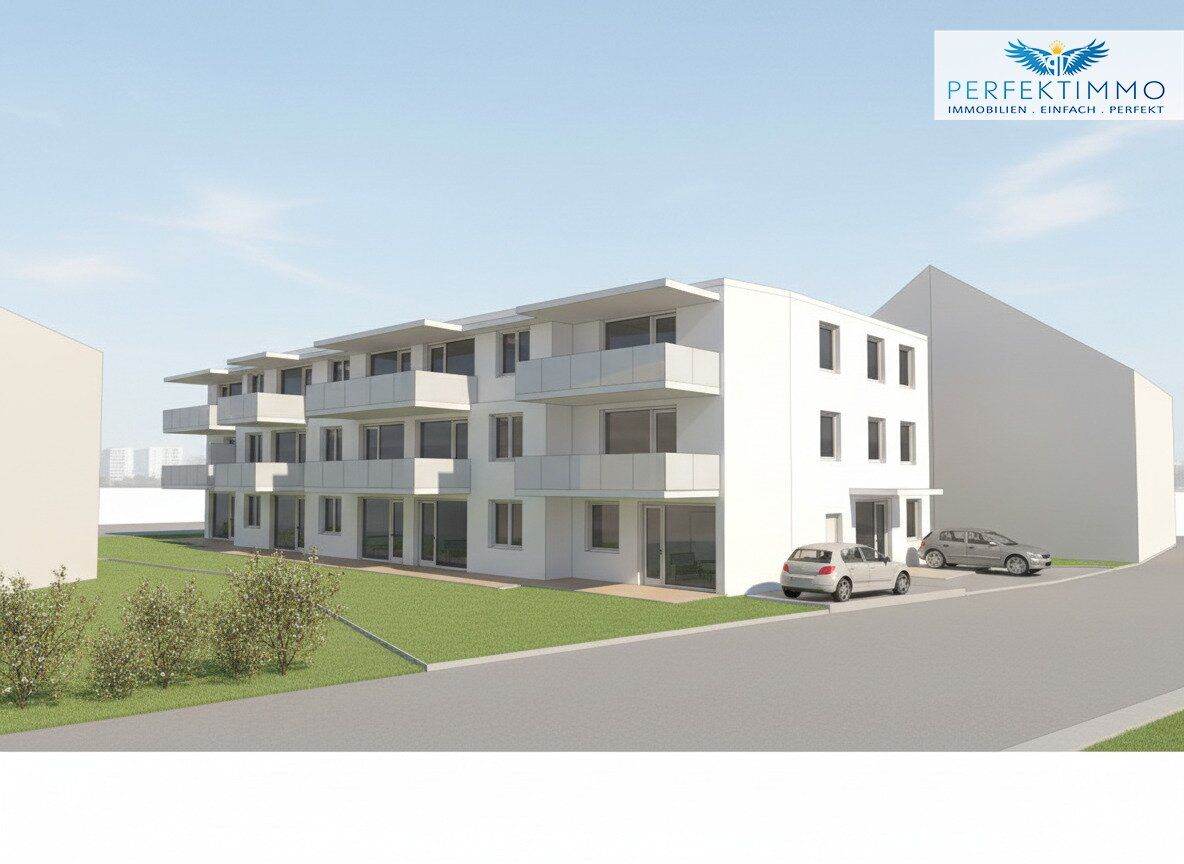 Wohnbauförderung möglich! 3-Zimmer-Neubauwohnung Top W 3 mit Terrasse & Garten sowie 1 TG-Platz *RESERVIERT* - Ansicht 3