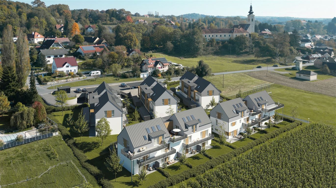 WOHNEN mit Aussicht! 3-Zimmer Eckgartenwohnung nur 12 Minuten von Leibnitz gelegen!