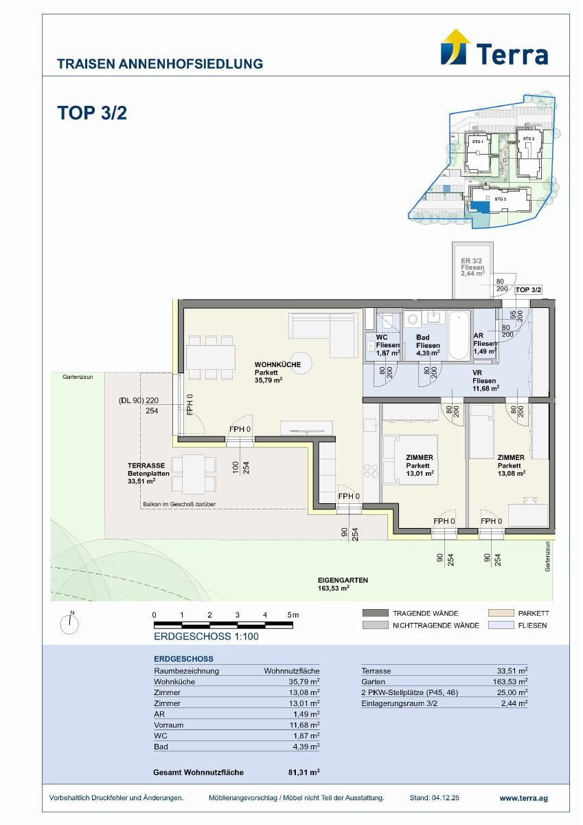 Wohnung – Traisen - Mehr