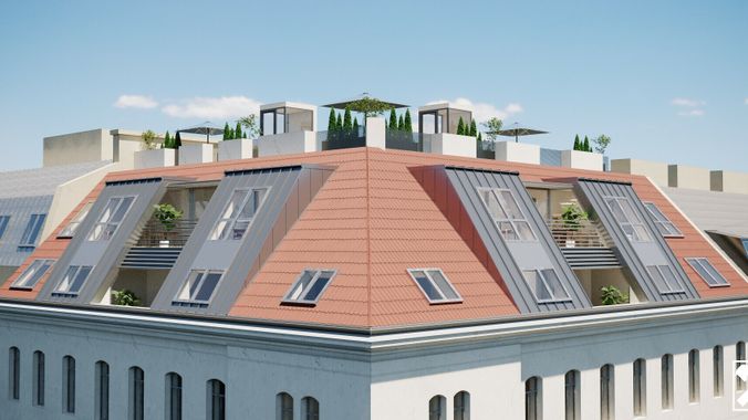 Ansicht Dachgeschoss (Symbolbild)