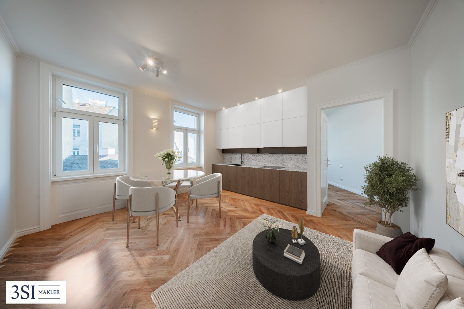 Heller 2 Zimmer Erstbezug im Altwien Stil in generalsaniertem Gründerzeithaus