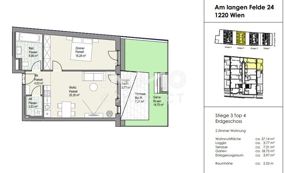 Wohnung – Wien, Kagran - Mehr