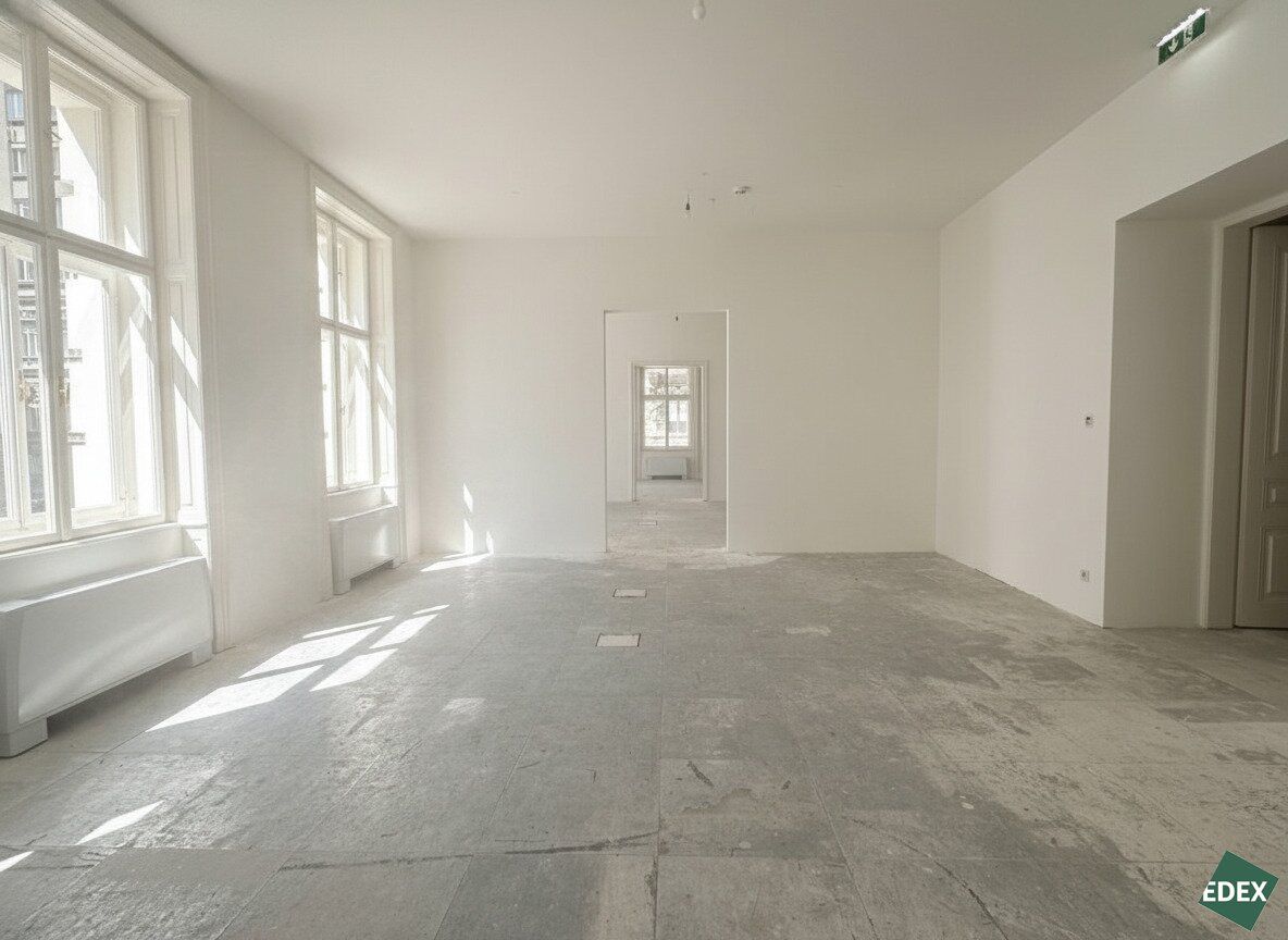 Erstbezug nach Sanierung - Repräsentatives Altbau-Büro nahe Rathaus mit Terrasse - Ansicht 5