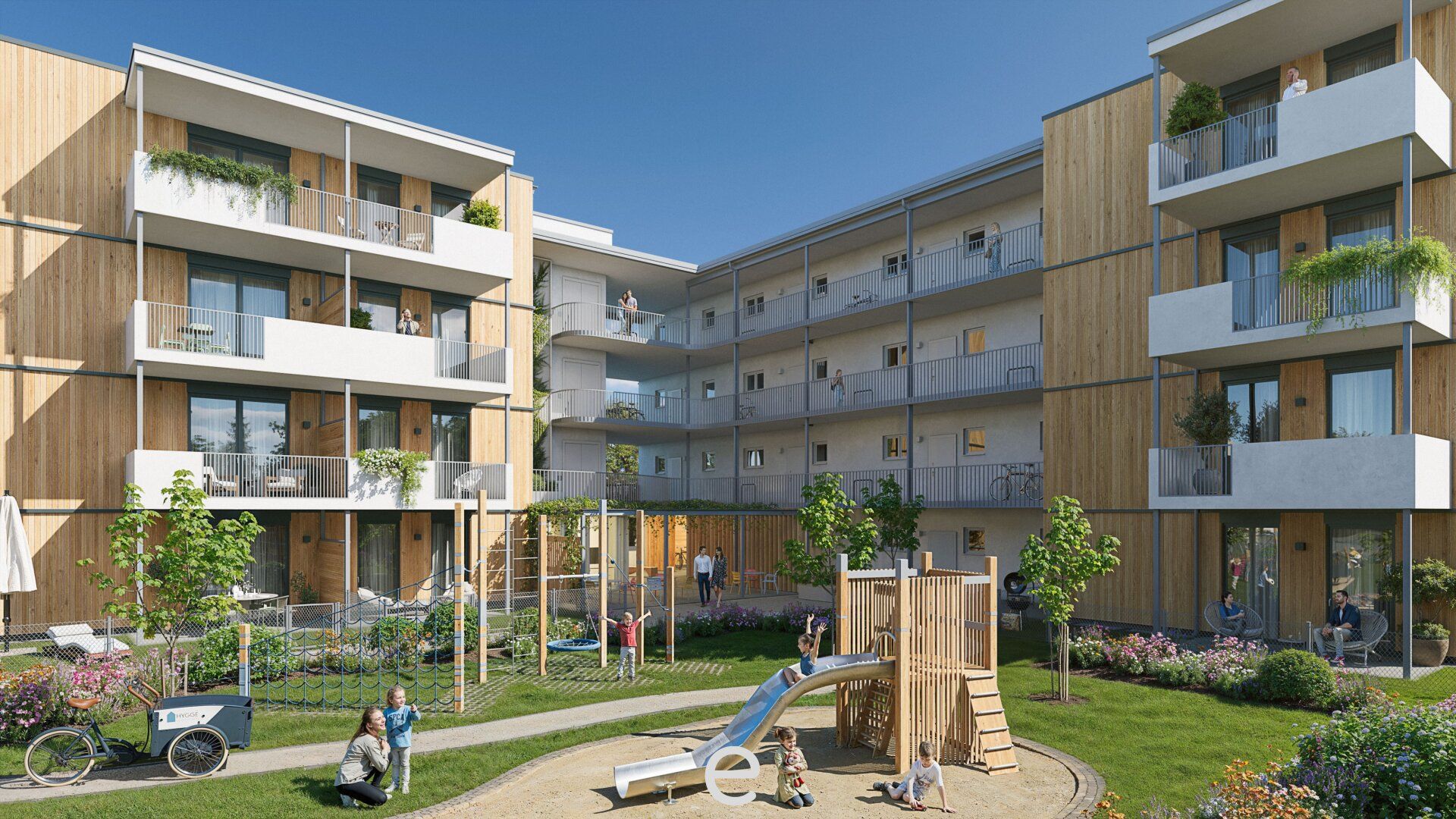 HYGGE Wohnen - Dachgeschosswohnung Top A3.2 mit Balkon im 3.OG