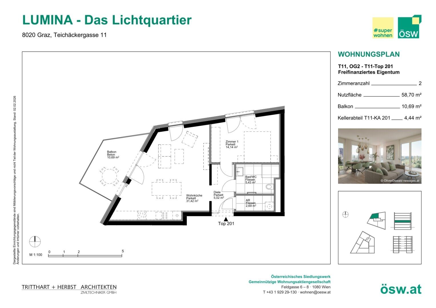Wohnung – Graz - Ansicht 2