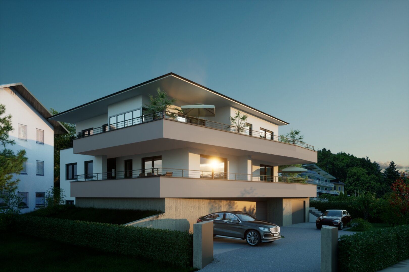 BEIM SEE WOHNEN - Wörthersee Penthouse mit Seeblick und Marinastellplatz (optional)