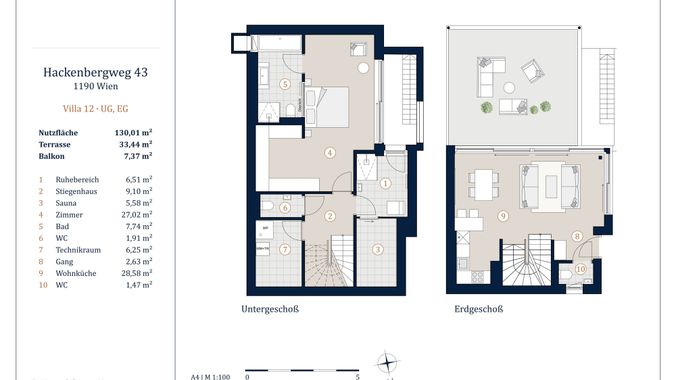 Plan_Villa 12_UG EG_Unique, 2022 10 07