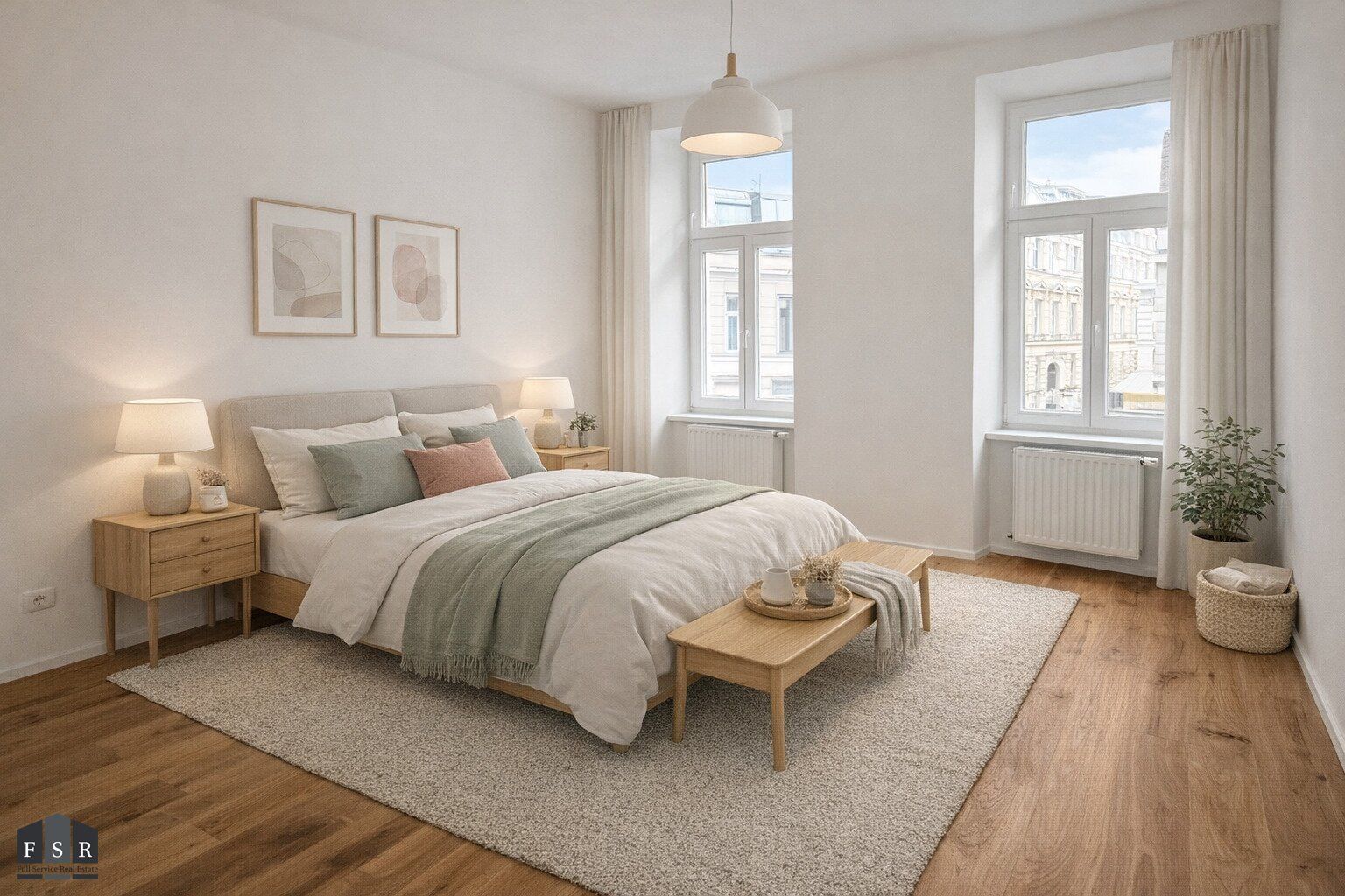 Sanierte, helle 3-Zimmer-Wohnung mit wunderschönem Eckzimmer nähe Siebenbrunnenplatz - perfekter Grundriss