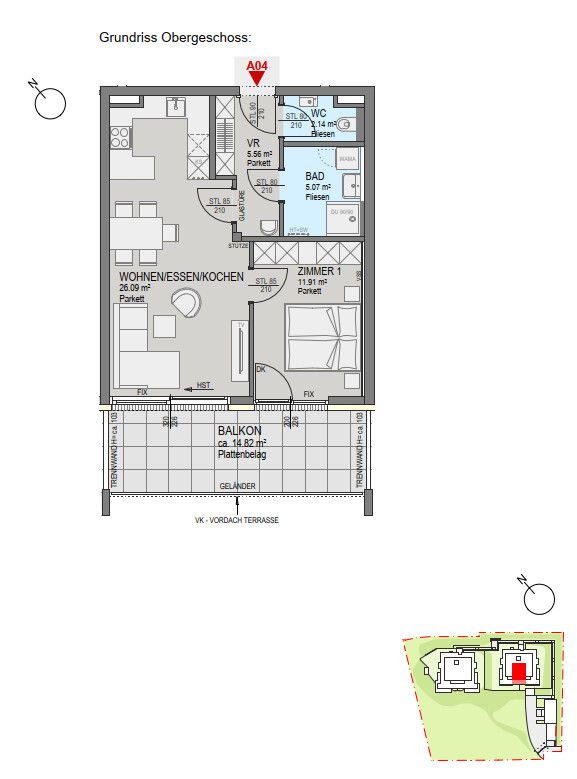 Wohnung – Graz - Ansicht 5