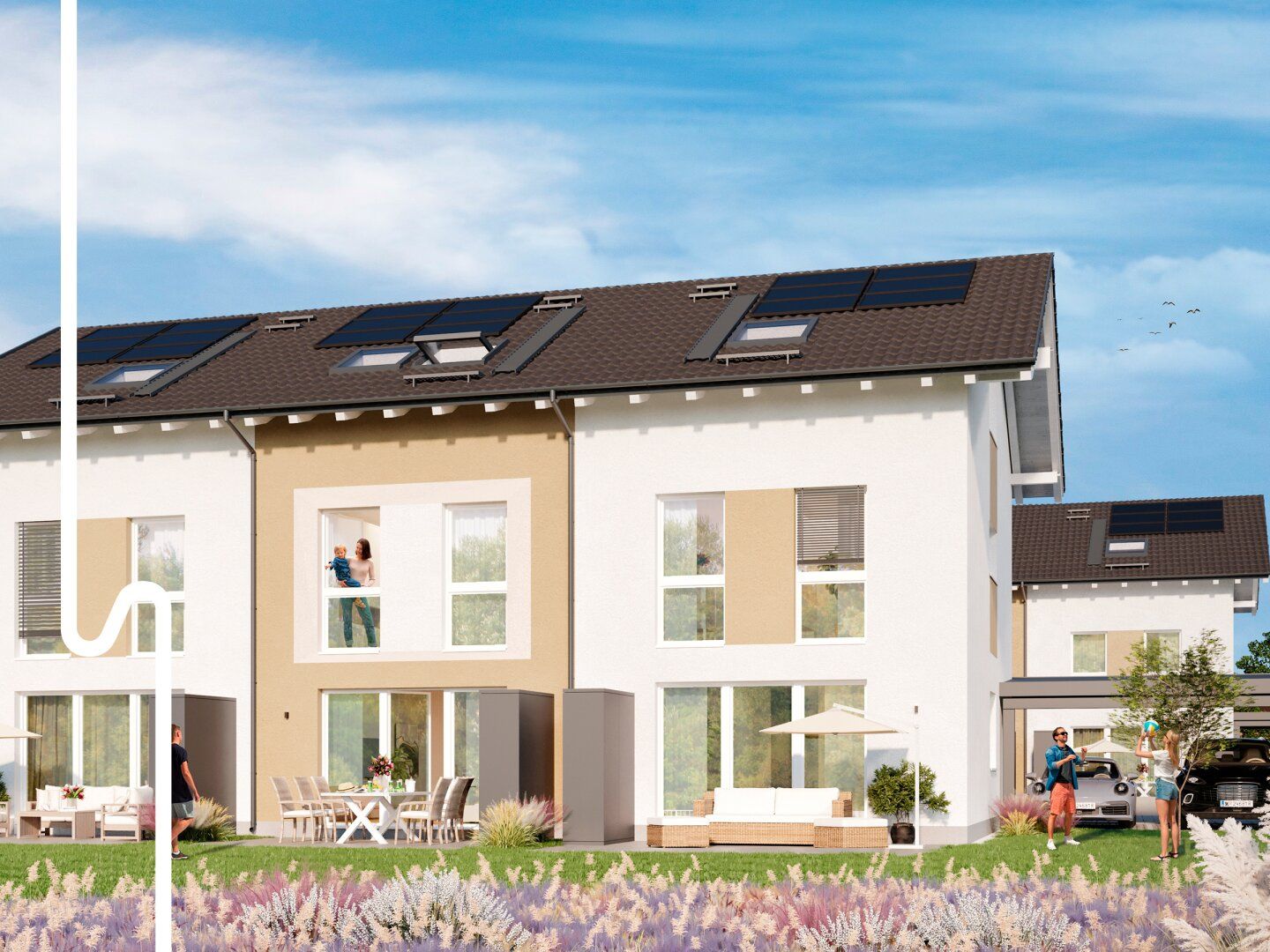 LEBEN IM GRÜNEN - Neubau Eckreihenhaus in Straßwalchen