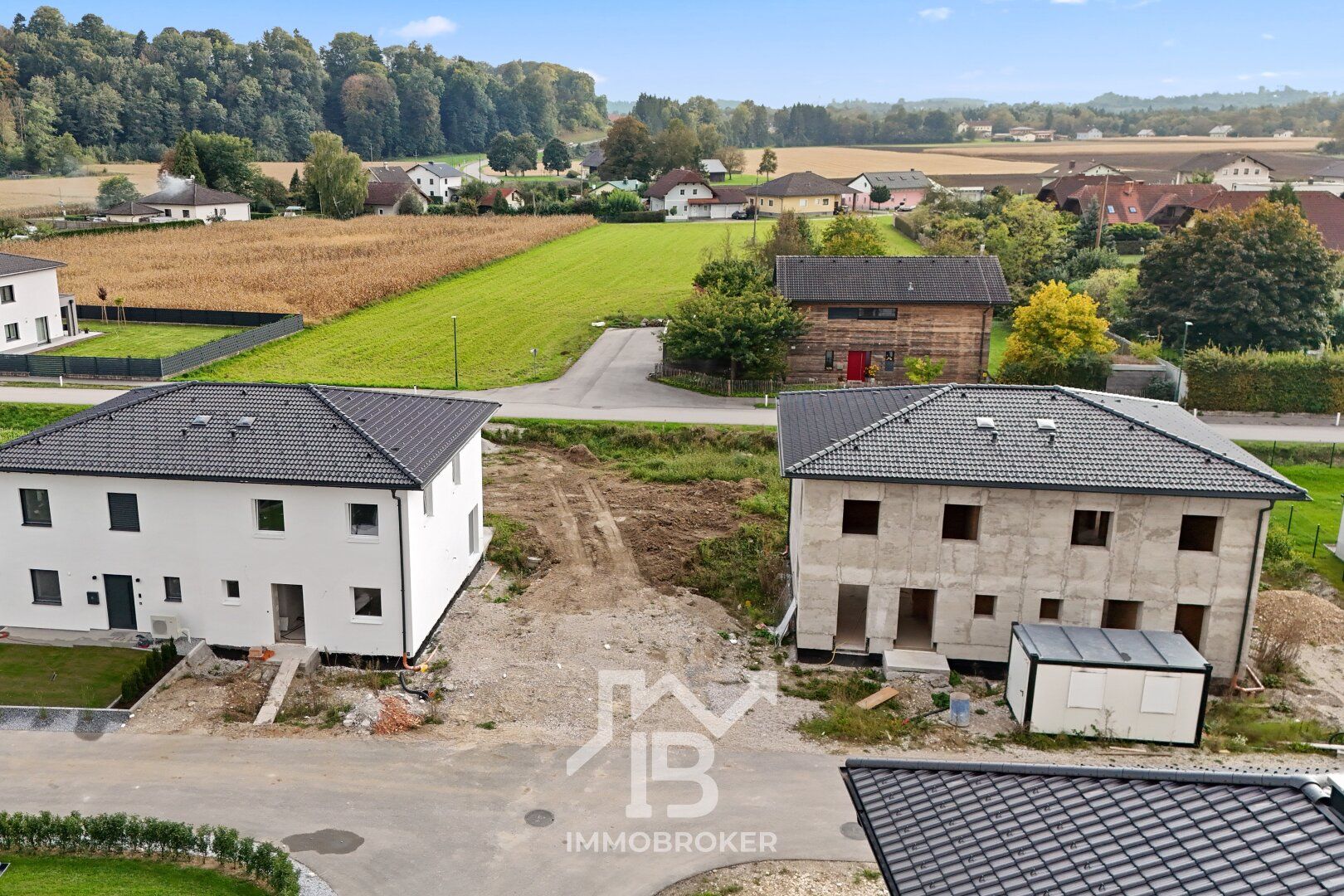 Doppelhausanlage - 6 Öko-Neubau-Doppelhaushälften zu verkaufen! - Veduta 3