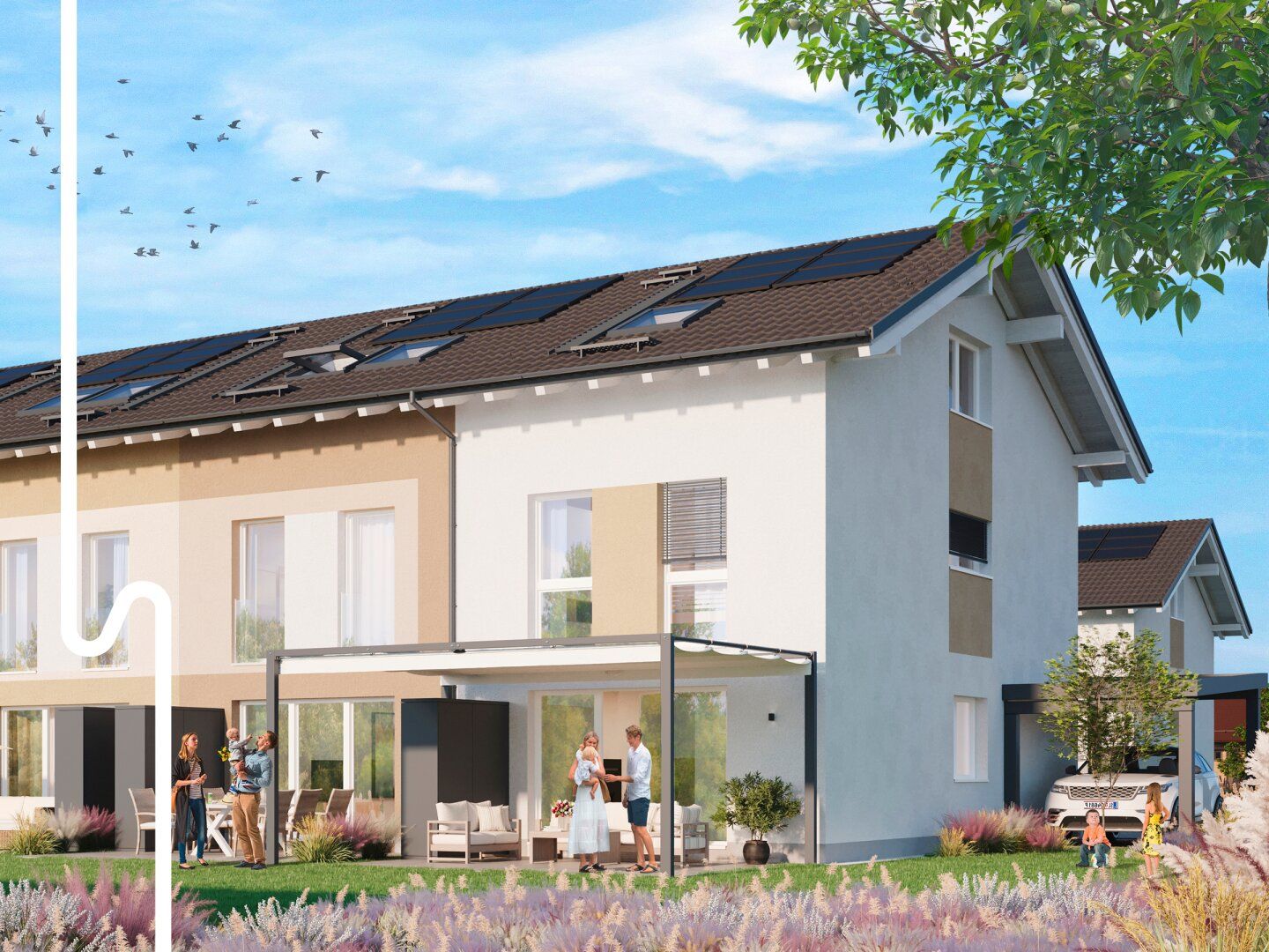 AN DER SONNE | Neubau-Eckreihenhaus mit Carport & Garten | Hohe Wohnbauförderung und Provisionsfrei | Bis zu 6 Zimmer