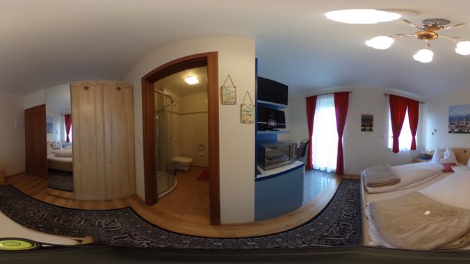 Musterzimmer in der Pension
