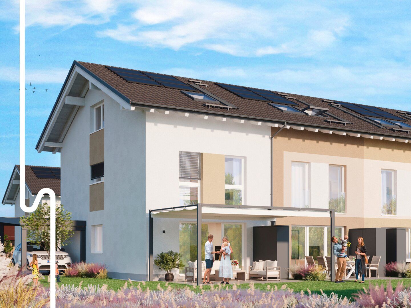 NEUBAU - Eckreihenhaus mit Carport & Garten in Straßwalchen