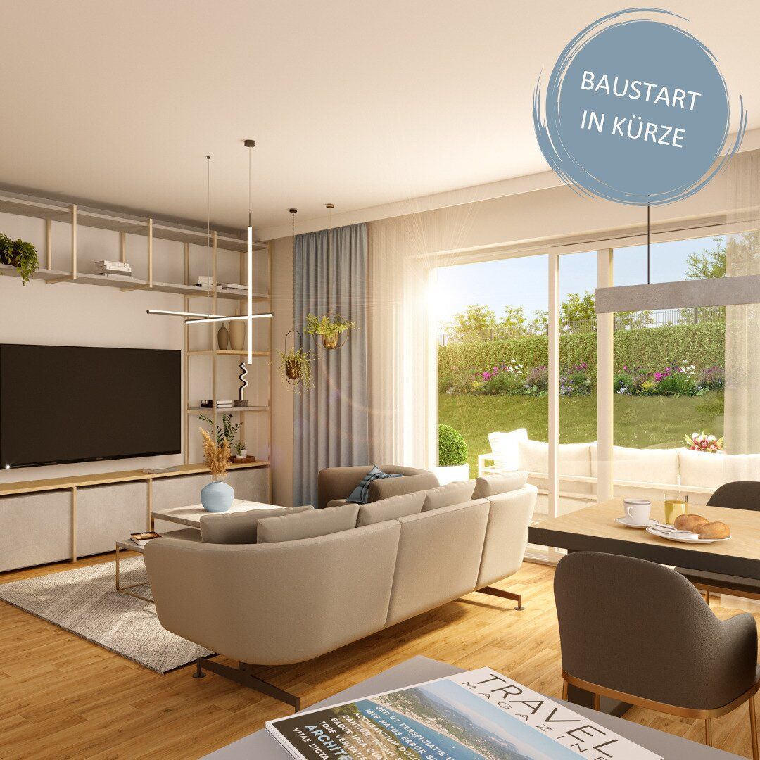 Wohnen nach Ihren Wünschen. Individualisierbare Eigentumswohnungen vom Bauträger - 2 Zimmer Wohnung mit großem Garten in absoluter Ruhelage