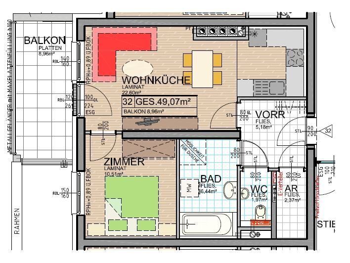 Wohnung – Wiener Neustadt - Ansicht 3