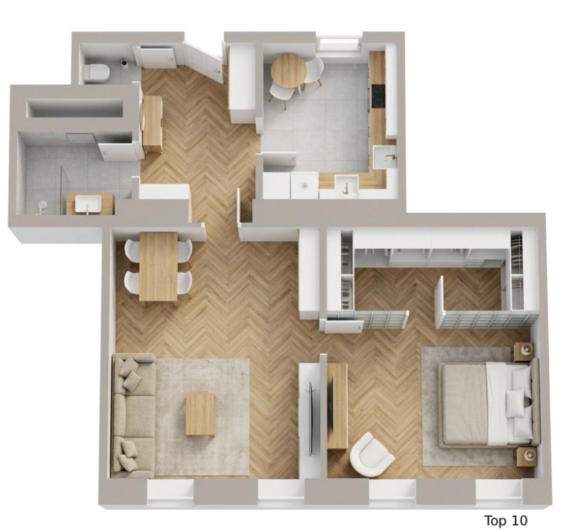 Wohnung – Wien, Landstraße, Katastralgemeinde Landstraße - Ansicht 3