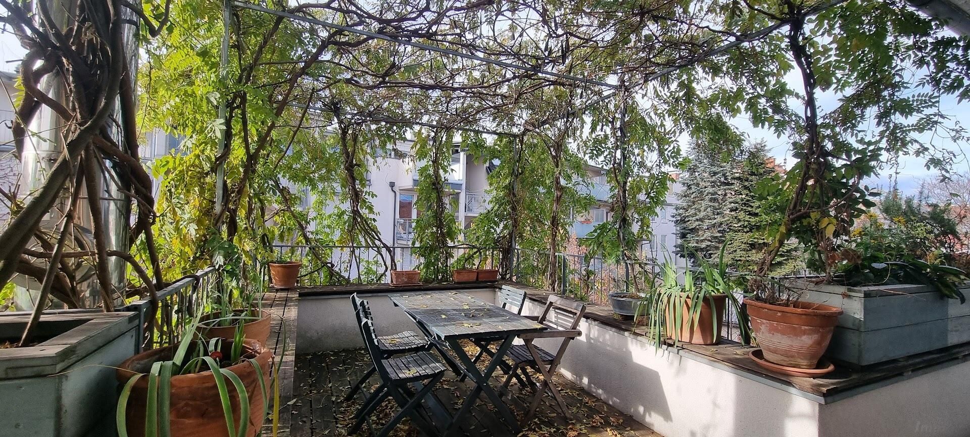 Dachterrassen-Maisonette mit 4 Zimmern und wunderschöner Lauben-Terrasse