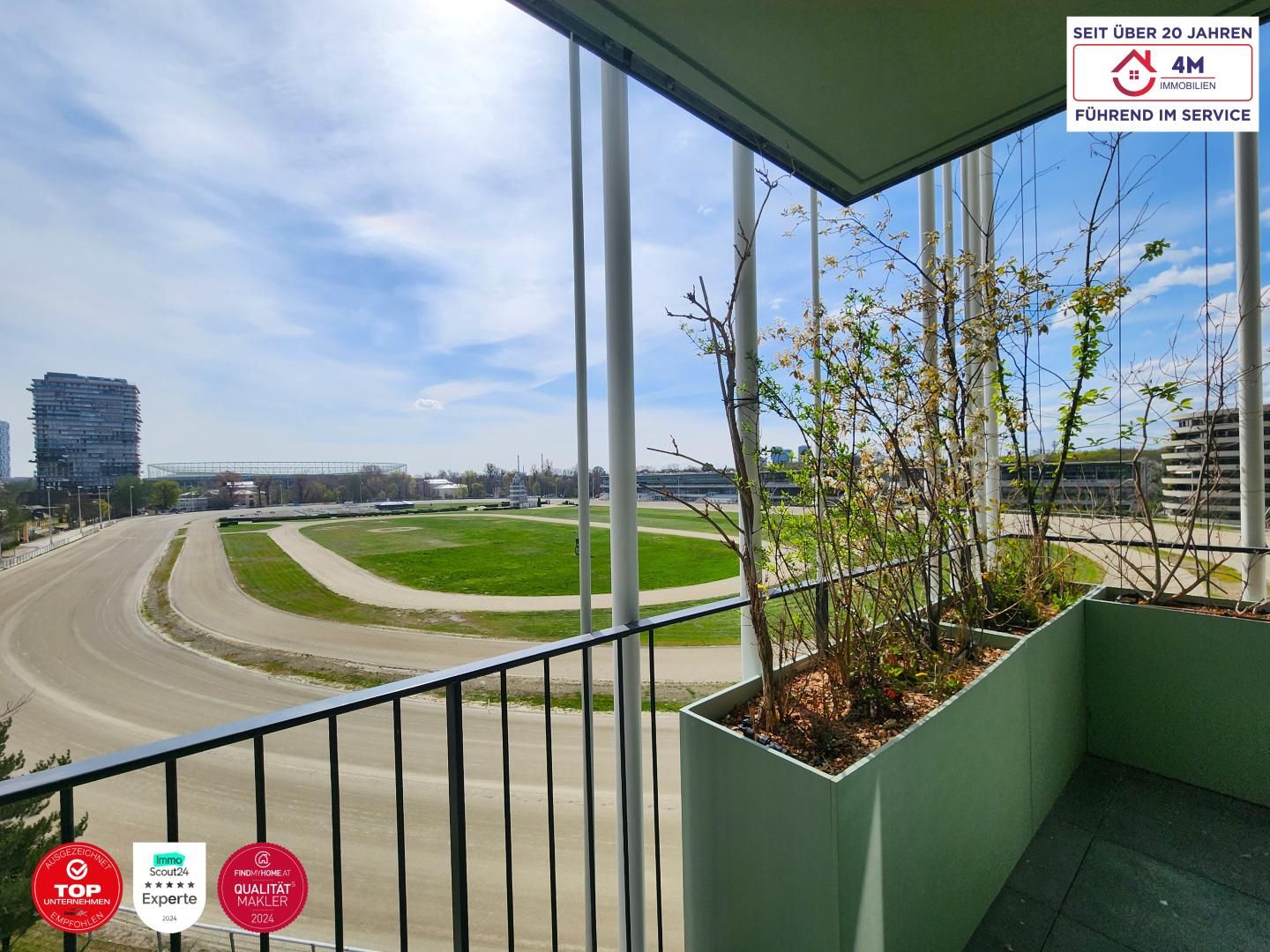 Stadtleben im Grünen! TOPLAGE! Exklusive 3 Zi-Wohnung mit 2 Bädern im begehrten Viertel 2