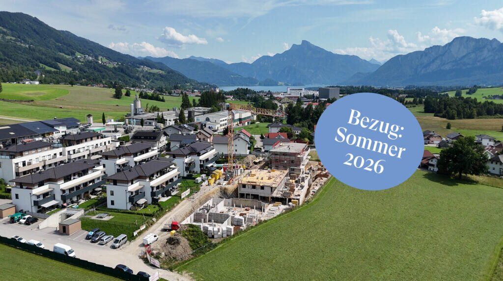3 Zimmer Wohnung mit ca. 21m² großem Balkon in Mondsee