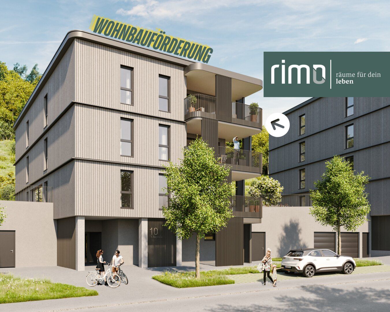 3-Zimmer-Dachgeschosswohnung in Götzis - Top A9
