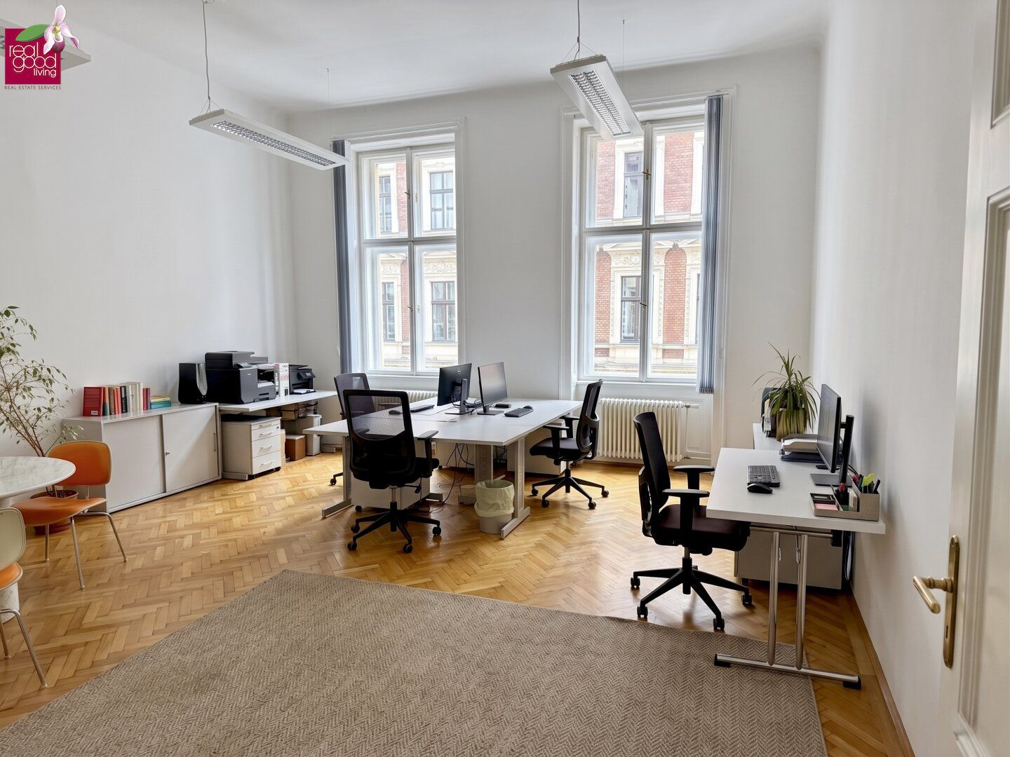 Flexibles Arbeiten im Herzen Wiens - Modernes Shared Office - Nähe Wiener Börse mit 36,60m², 2 WCs und Klimaanlage für 1.890,00 € Miete