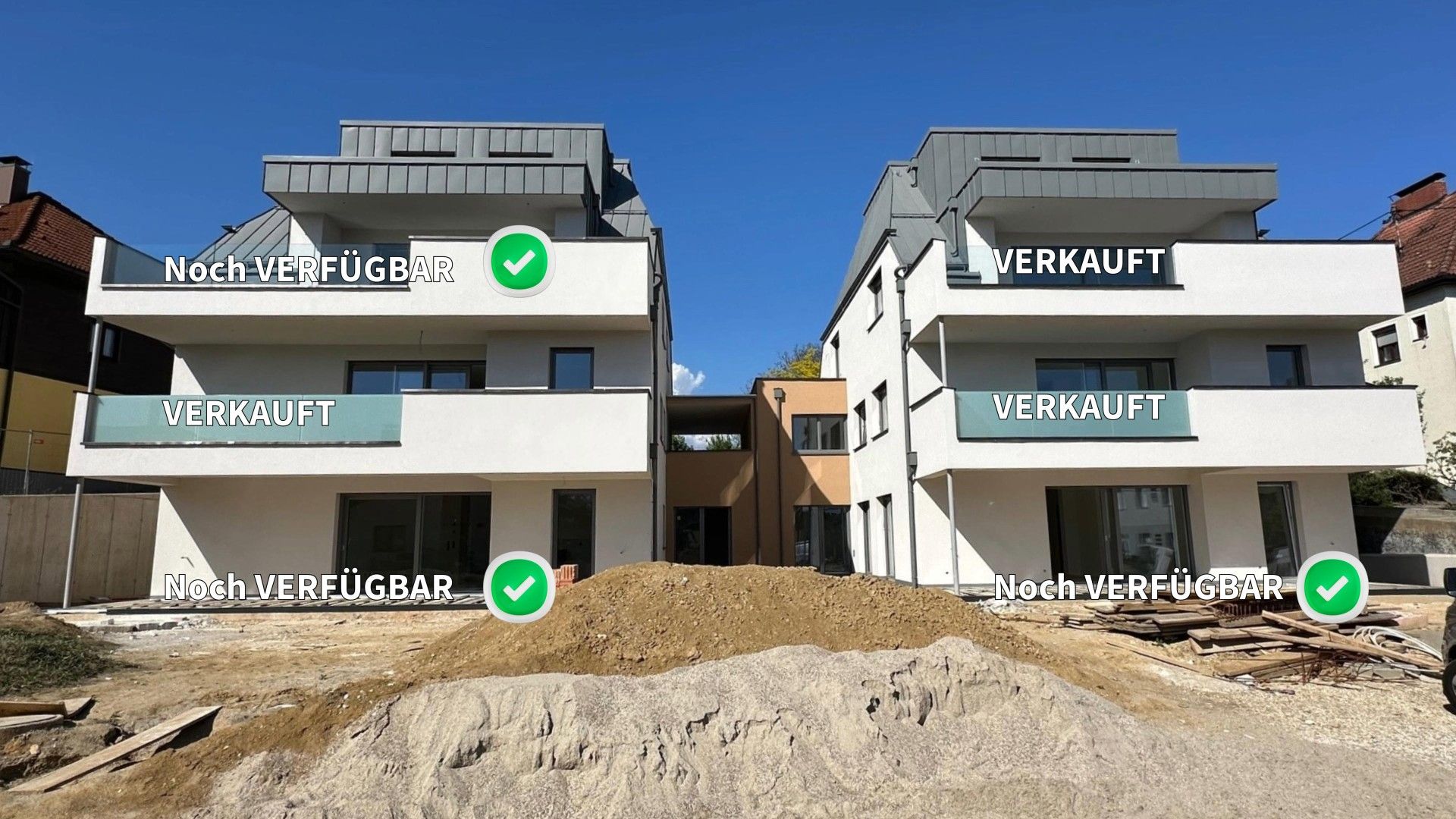 LINZ / FROSCHBERG: RASCHER BAUFORTSCHRITT DG & EMPORE - EIGENTUMSWOHNUNG ca. 139,15 m² Wohnfläche, 5 Zimmer + Dachterrasse, inkl. Carportstellplatz