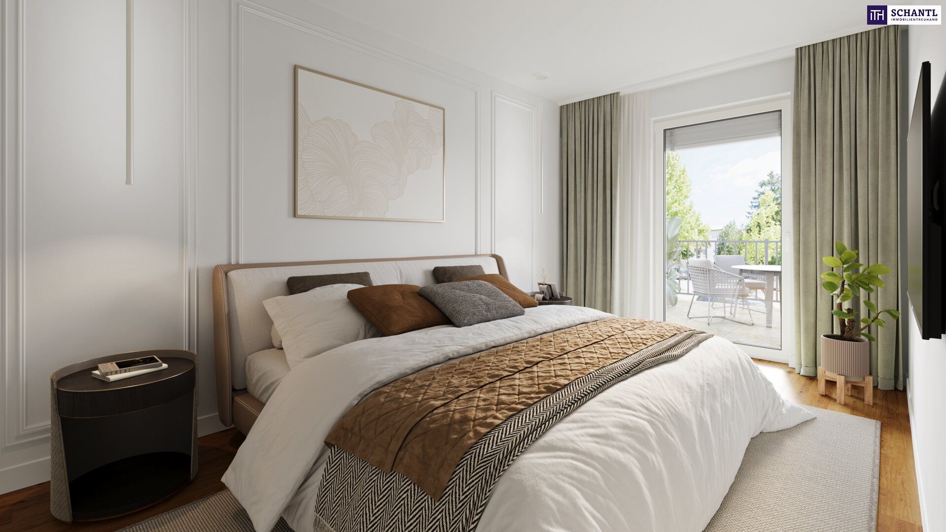 ZUM JUNGBRUNNEN! Ideal zur Vermietung! Perfekte 2-Zimmer Wohnung mit West-Balkon! Beste Infrastruktur + Hochwertige Materialien + Garagenplatz optional!
