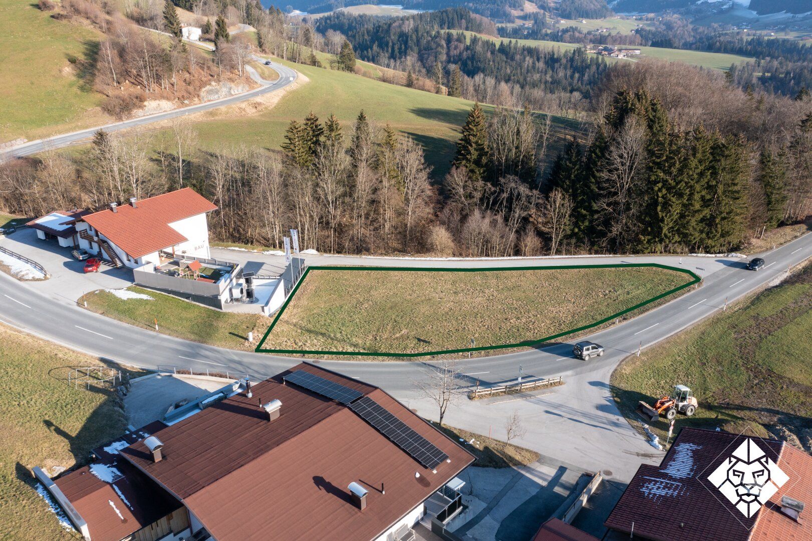 Gewidmetes Gewerbegrundstück am Niederndorferberg mit Panoramablick - Ansicht 4