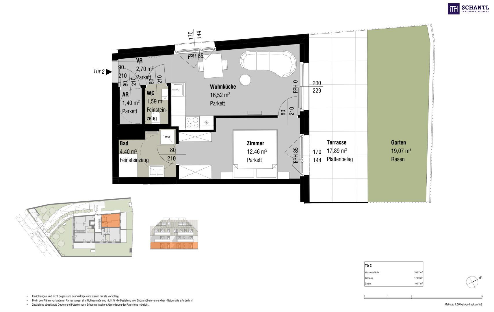 Wohnung – Wien, Seestadt, Aspern - Ansicht 5