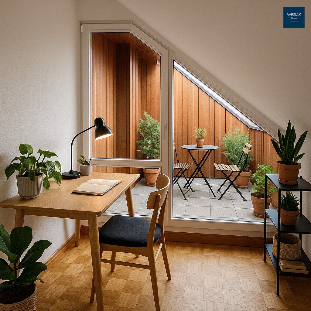 Charmante Maisonette in Graz: 2 Zimmer und Loggia Nähe Jakominiplatz