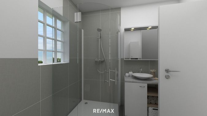 Visualisierung Badezimmer Ebene 2
