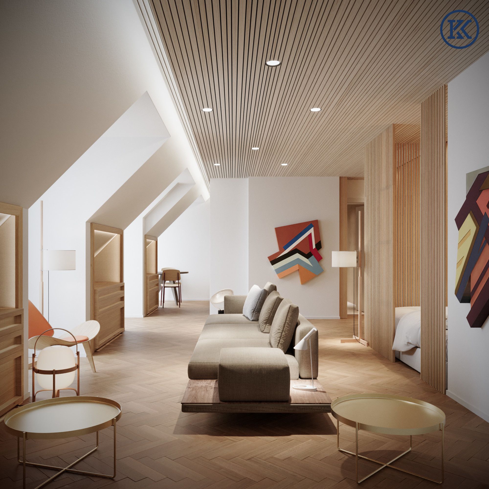 Design trifft Diplomatie - Lichtdurchflutetes Loft im Wiener Botschaftsviertel