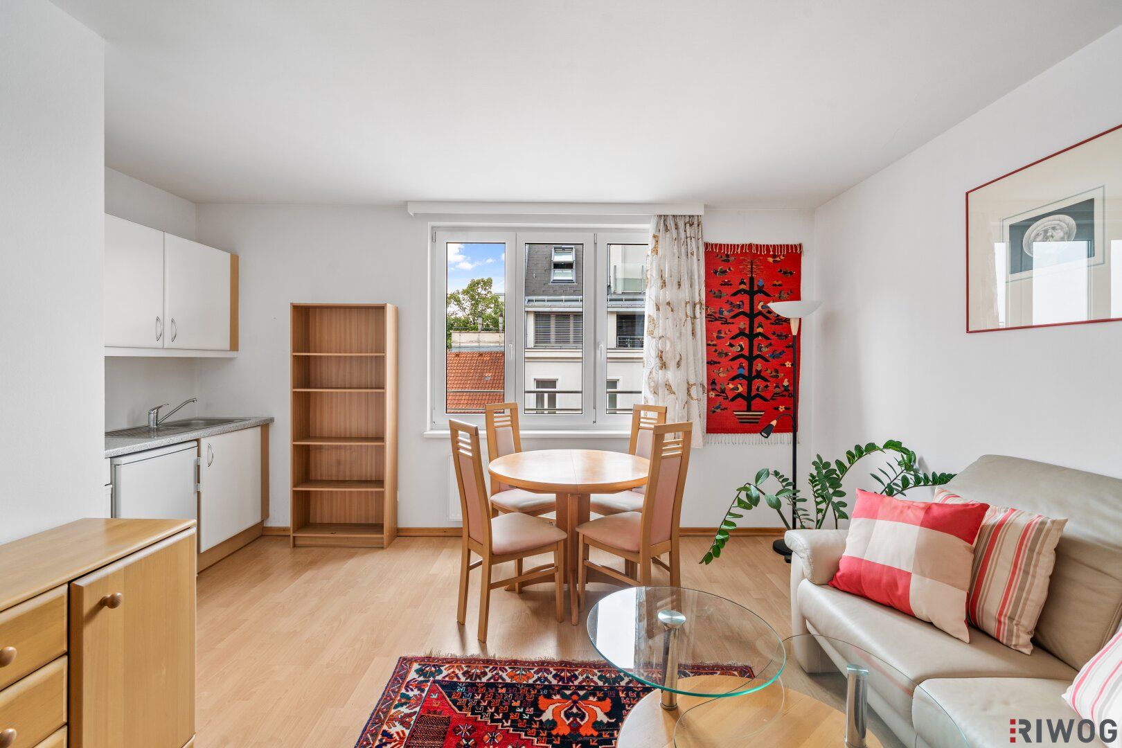 1-soban stan, 44 m²