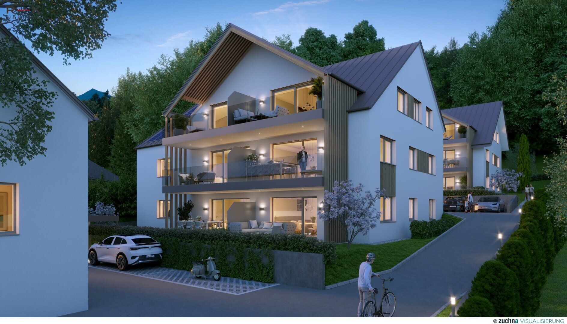 Moderne 3-Zimmerwohnung mit großem Garten in Plainfeld - Top A1