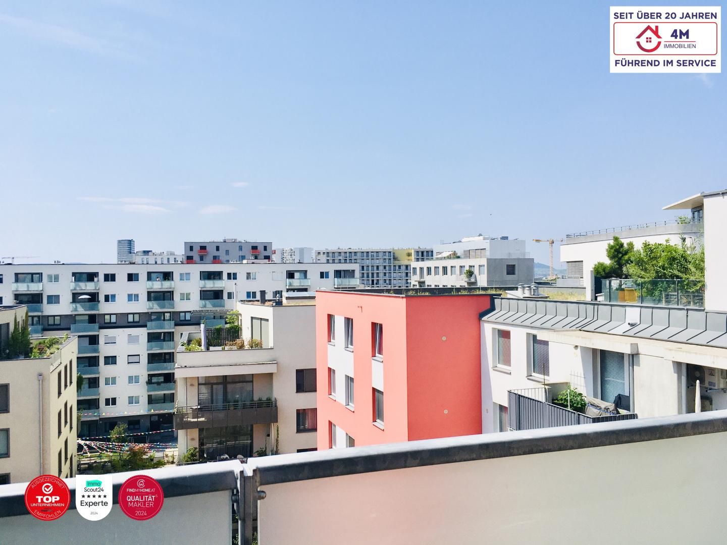 Moderne und komplett barrierefreie 2-Zimmer-Neubau-Terrassenwohnung mit Fernwärme und perfekter Infrastruktur