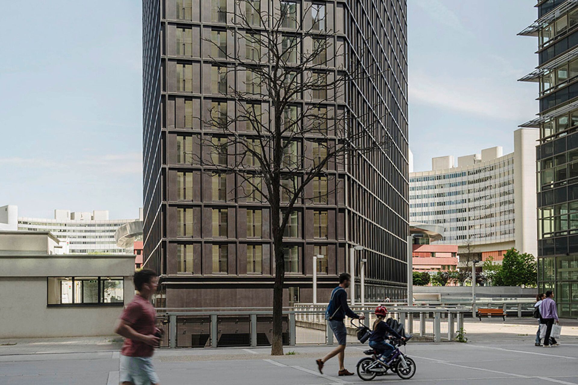 Sonnige 1 1/2 Zimmer-Wohnung - Erstbezug in den DC Flats - zu mieten in 1220 Wien