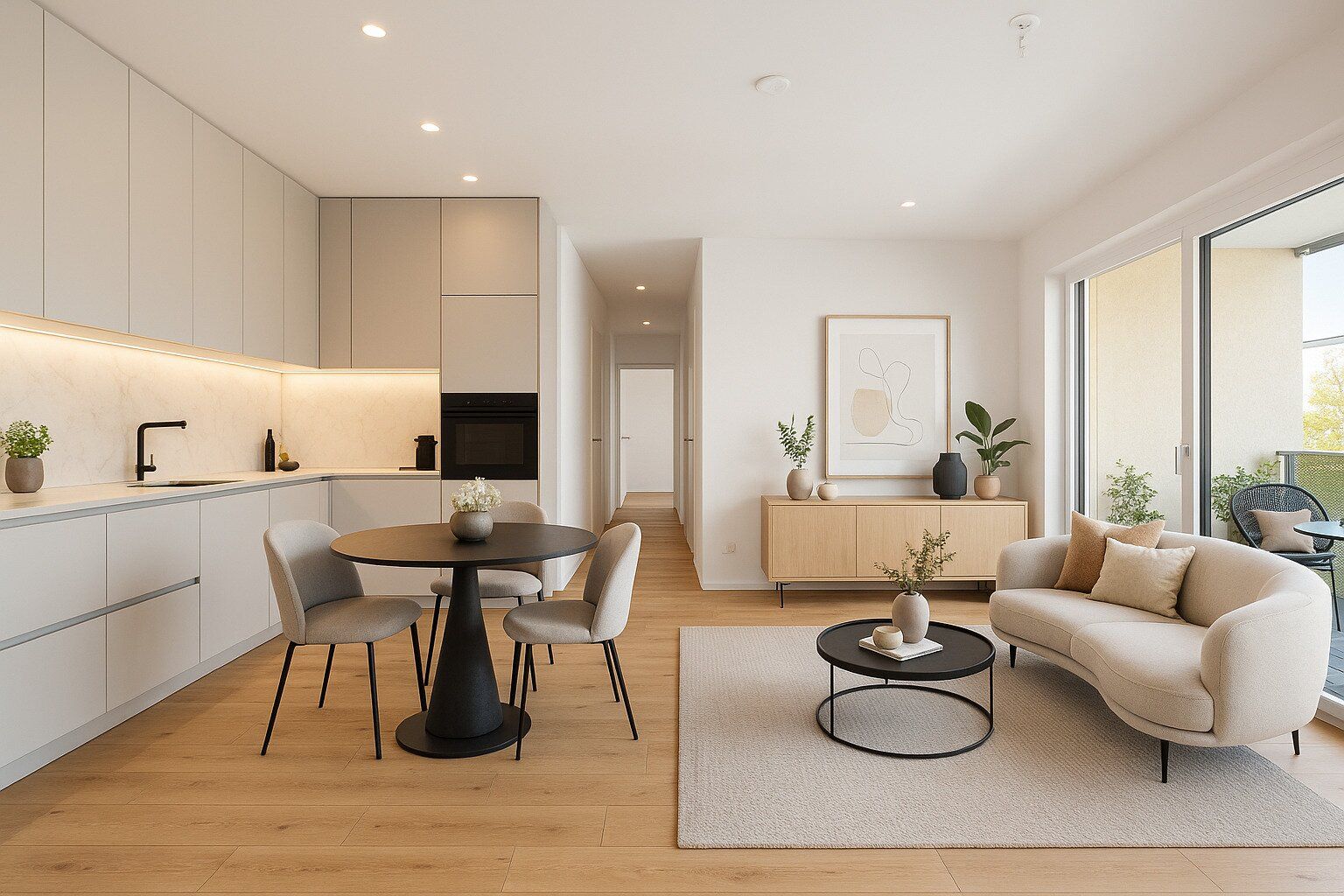 PROVISIONSFREI | Bezugsfertige 3-Zimmer-Wohnung mit Loggia und ausgezeichnetem Grundriss
