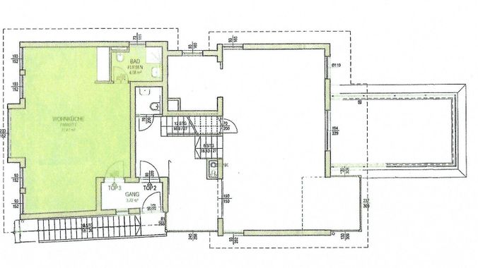 Plan Top2 Studio 1.OG