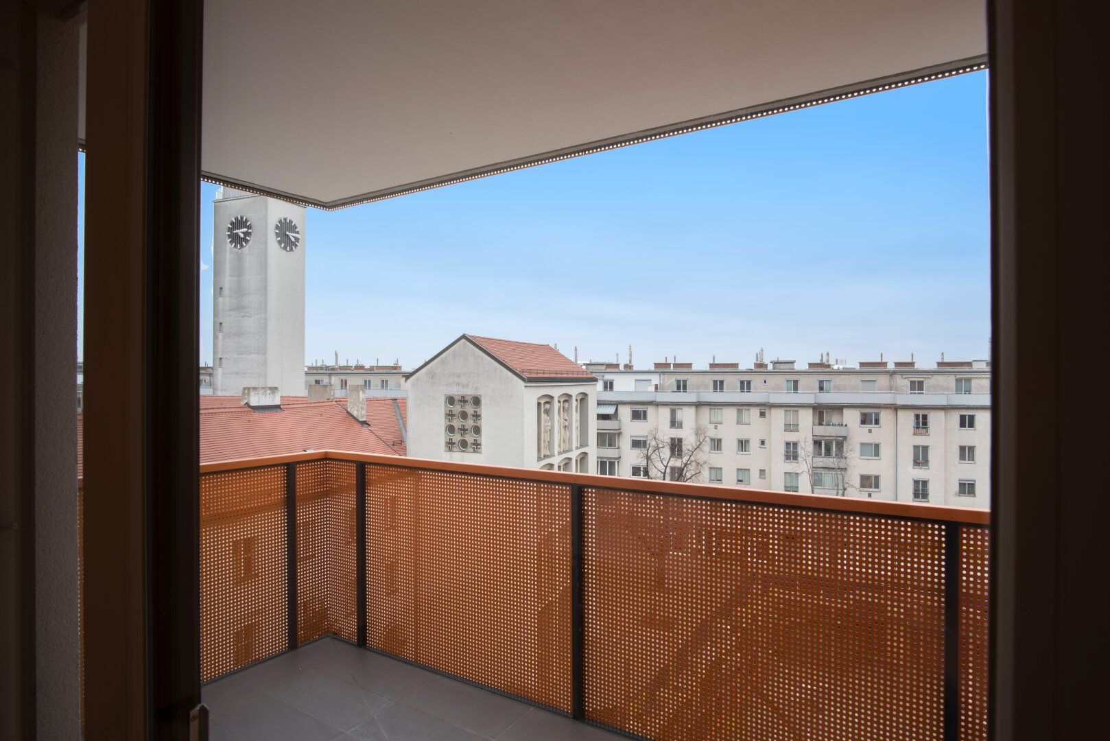 Neubau! 2-Zimmer-Wohnung mit Fußbodenheizung und -Kühlung, großem Balkon und Aussicht!